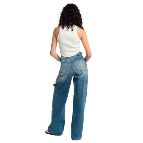 Pantalón de mezclilla Balam azul para dama BL6730