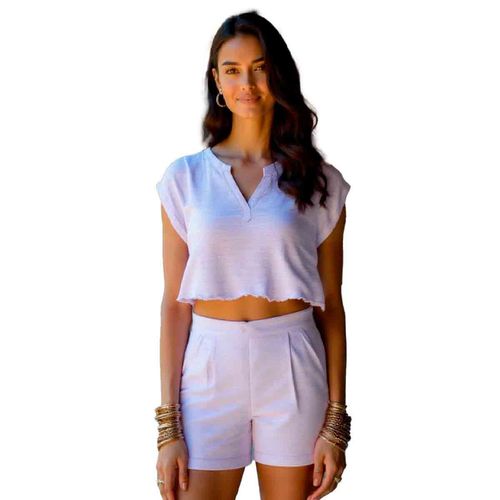 Short Mako & Co lila para dama MKMS0015
