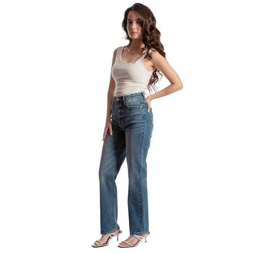Pantalón de mezclilla Balam azul para dama BL7022