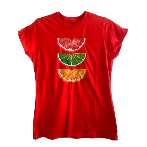 Playera Mako & Co naranja para caballero MKMY0028