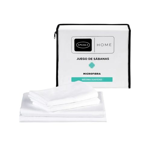 Juego de sábanas America Home microfibra tamaño queen size