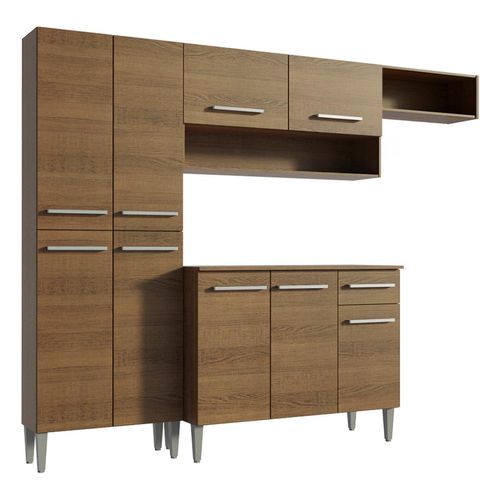Cocina integral Madesa 229cm marron emilly top