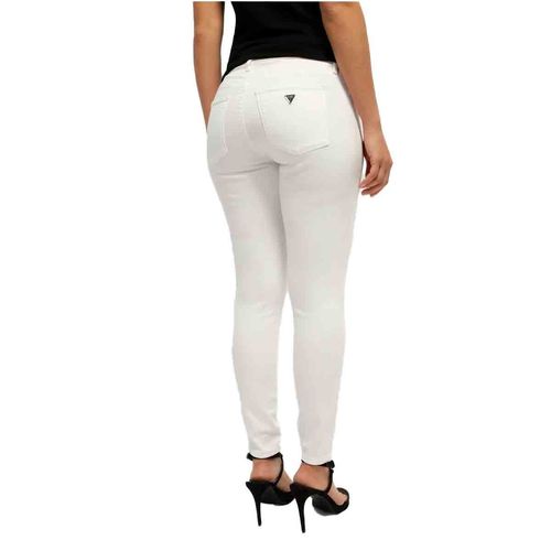 Pantalón de mezclilla Guess blanco para dama WB1AJ3D3AF0