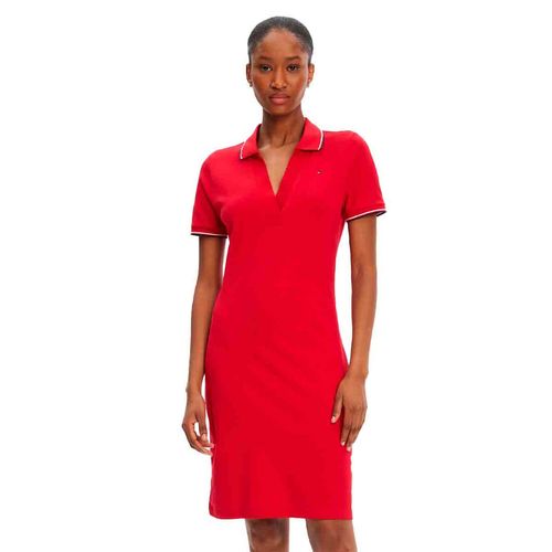 Vestido Tommy Hilfiger rojo para dama WW0WW45740