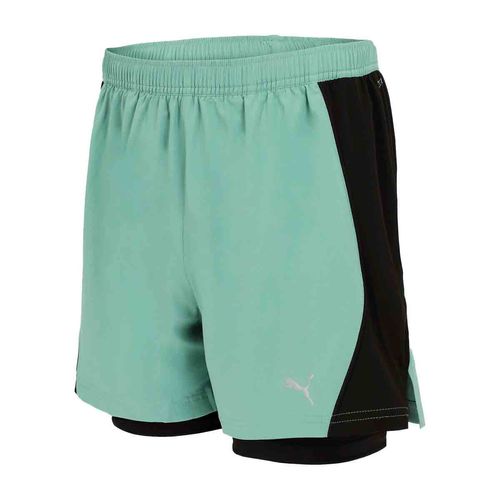 Short deportivo Puma verde para caballero 526611 30