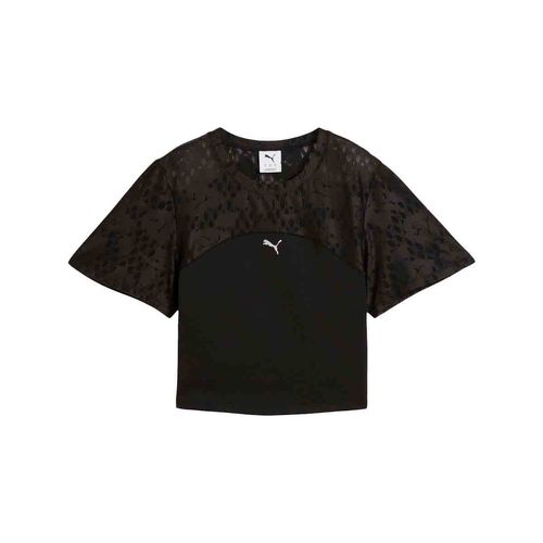 Playera deportiva Puma negro para dama 526776 01