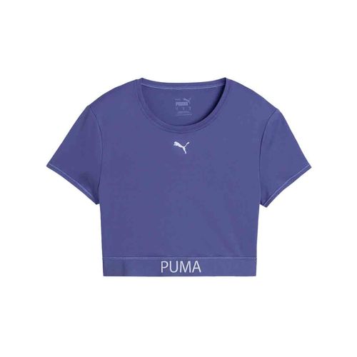 Playera deportiva Puma azul para dama 526805 46