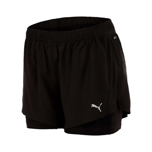 Short deportivo Puma negro para dama 526588 01