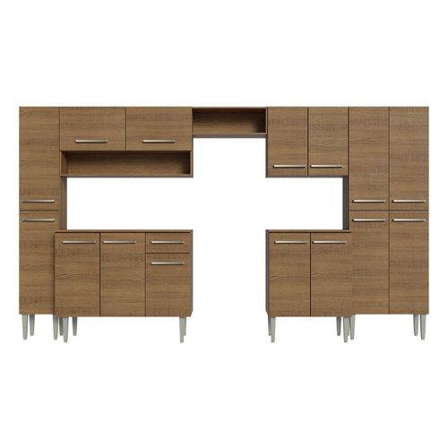 Cocina integral Madesa 325cm emilly marron 02