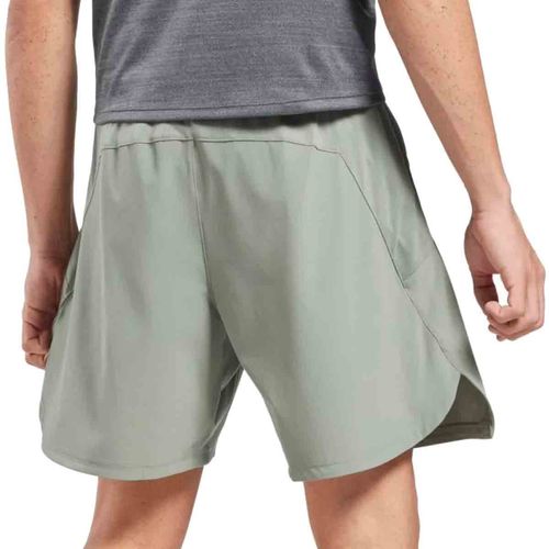 Short deportivo Reebok verde para caballero HR6152