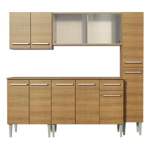 Cocina integral Madesa 201cm marron emilly fast 02