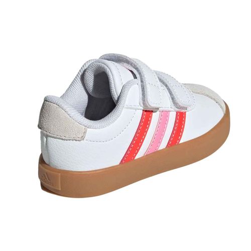 Tenis casual Adidas blanco para niña JH6311