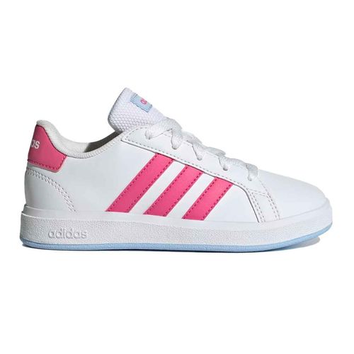 Tenis casual Adidas blanco para niña JI0971