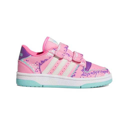 Tenis casual Adidas rosa para niña JQ5309
