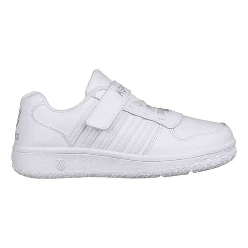 Tenis casual Kswiss blanco para niño 2F387100