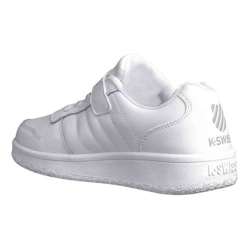 Tenis casual Kswiss blanco para niño 2F387100