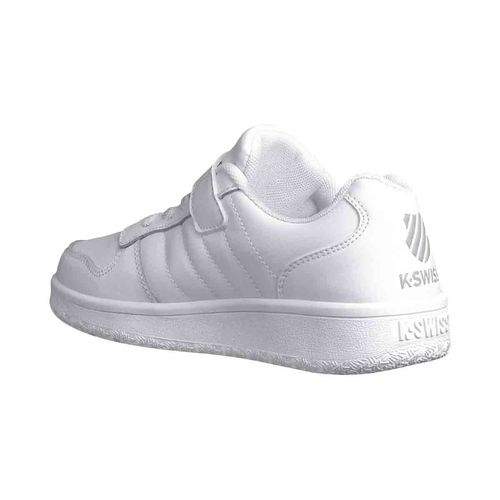 Tenis casual Kswiss blanco para niño 5F387100