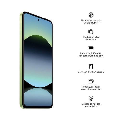 Smartphone Xiaomi redmi note 14 verde 24117rn76l 256