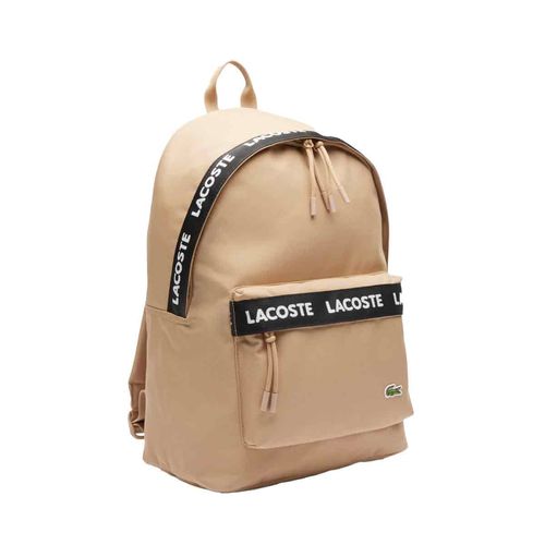 Mochila Lacoste para caballero café nu4685nz-q94
