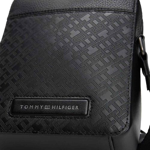 Mariconera Tommy Hilfiger para caballero negro am0am13210-bds