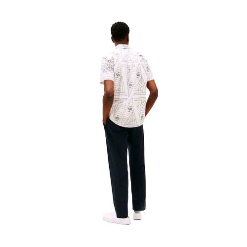 Camisa Tommy Hilfiger blanco para caballero MW0MW39267-0K4