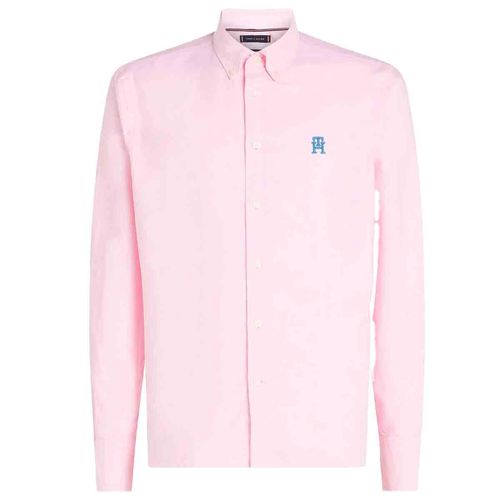 Camisa Tommy Hilfiger rosa para caballero MW0MW39235-TOR