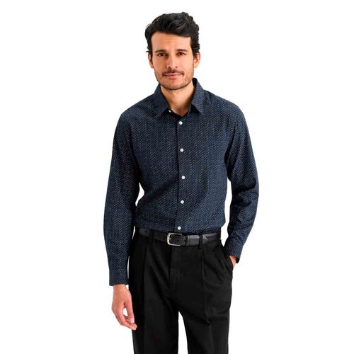 Camisa Dockers azul para caballero A9386-0028