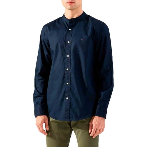 Camisa Tommy Hilfiger azul para caballero MW0MW39966-DW5