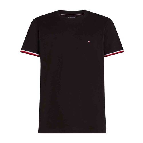 Playera Tommy Hilfiger negro para caballero MW0MW38630-BDS