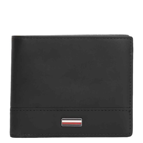 Cartera Tommy Hilfiger para caballero negro am0am13245-bds
