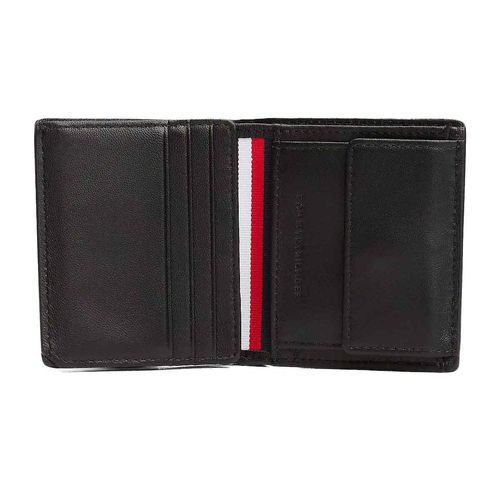 Cartera Tommy Hilfiger para caballero negro am0am13247-bds