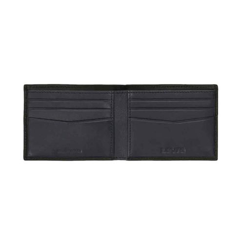Cartera bifold Levis para caballero negro 87522-0142