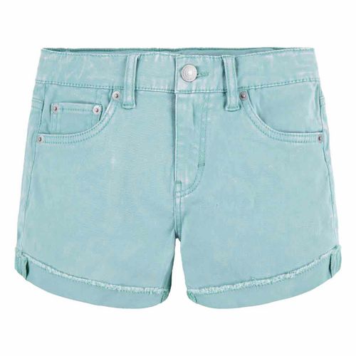Short de mezclilla Levis verde para niña 41K100
