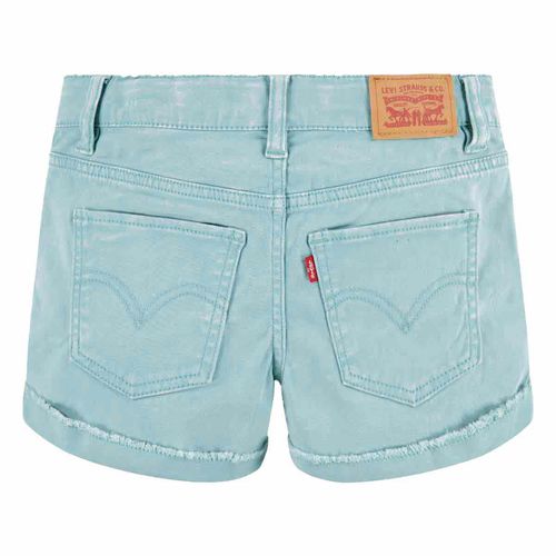 Short de mezclilla Levis verde para niña 41K100