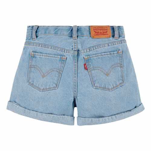 Short de mezclilla Levis azul para niña 41K075