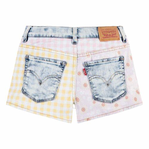 Short de mezclilla Levis multicolor para niña 41K222