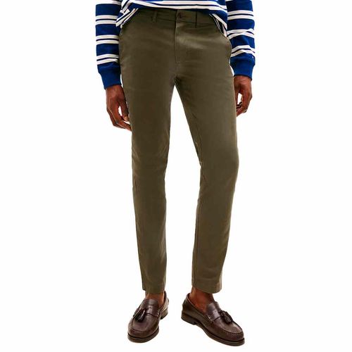 Pantalón Tommy Hilfiger verde para caballero MW0MW26619-RBN