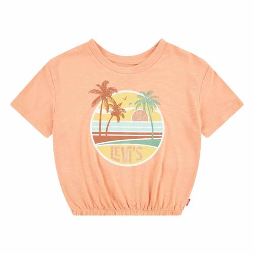 Playera Levis naranja para niña 31K164