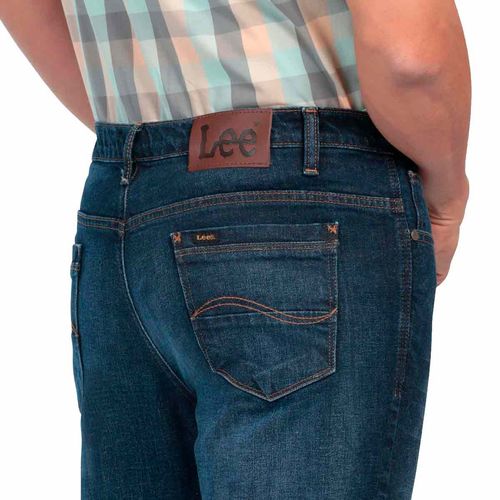 Pantalón de mezclilla Lee azul para caballero 112337831