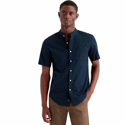 Camisa Dockers azul para caballero A6931-0000