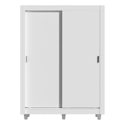 Closet Madesa 2 puertas con pies blanco denver