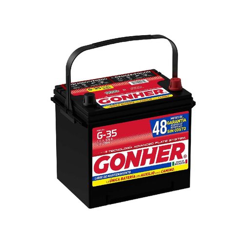 Batería para automóvil Gonher negro g-35-575