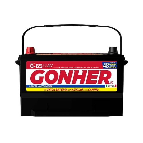 Batería para automóvil Gonher negro g-65-820