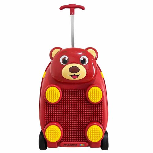 Maleta chica Peak Tour 18" café bearkidsbloques