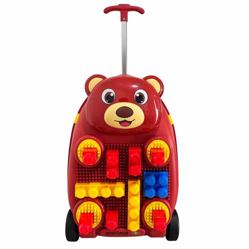 Maleta chica Peak Tour 18" café bearkidsbloques