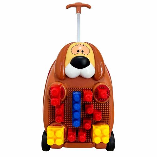 Maleta chica Peak Tour 18" café dogkidsbloques