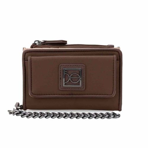 Cartera flap Cloe para dama café 2bicp25771caf