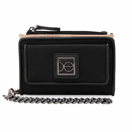 Cartera flap Cloe para dama negro 2bicp25771neg