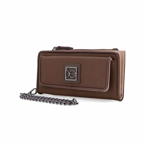 Cartera flap Cloe para dama café 2bicp25772caf