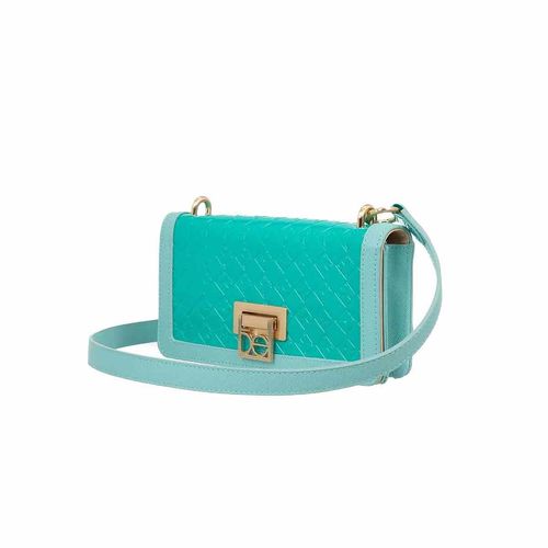 Cartera flap grande Cloe para dama celeste 2bicv25236cel
